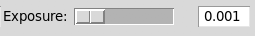 exposure slider